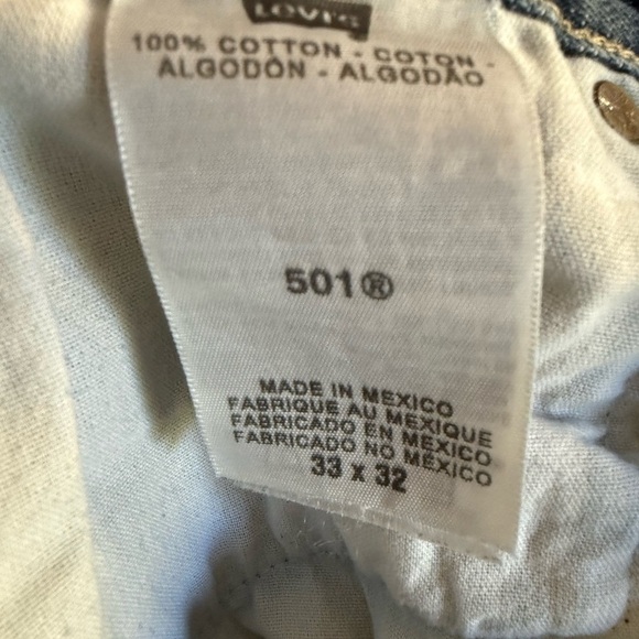 Vintage Levi's 501 Straight Leg Jeans men pants casual original jeans - Picture 5 of 5